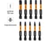 Набор бит для шуруповерта RAGE By VIRA магнитные торсионные IMPACT S2 PH PZ TORX x 50 мм 10 шт 554196 1