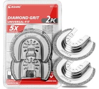 Алмазные полукруглые насадки для реноватора, для удаления затирки и демонтажу плитки 2 шт Ezarc 801123 34471723