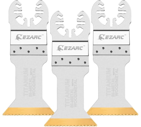 Удлиненные насадки для реноватора из нержавеющей стали с титановым покрытием по дереву с гвоздями, металлу и пластику, набор 3 шт Ezarc 801108
