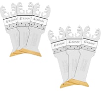 Набор насадок из нерж. стали с титановым покрытием, разной длины по дереву, гвоздям и пластику для реноватора, набор 6 шт Ezarc 801109