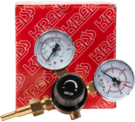 Регулятор расхода газа для углекислоты и аргона У 30/АР 40, 15 МПа, 30/40 л/мин, поверенный KRASS 2133616PV 1