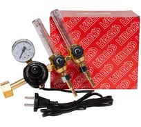 Регулятор расхода газа для углекислоты и аргона У 30/АР, 40 КРП, Р2, 220V, с 2 ротаметрами и подогревателем 220V, 15 МПа, 2x30/40 л/мин, поверенный KRASS 2133505PV