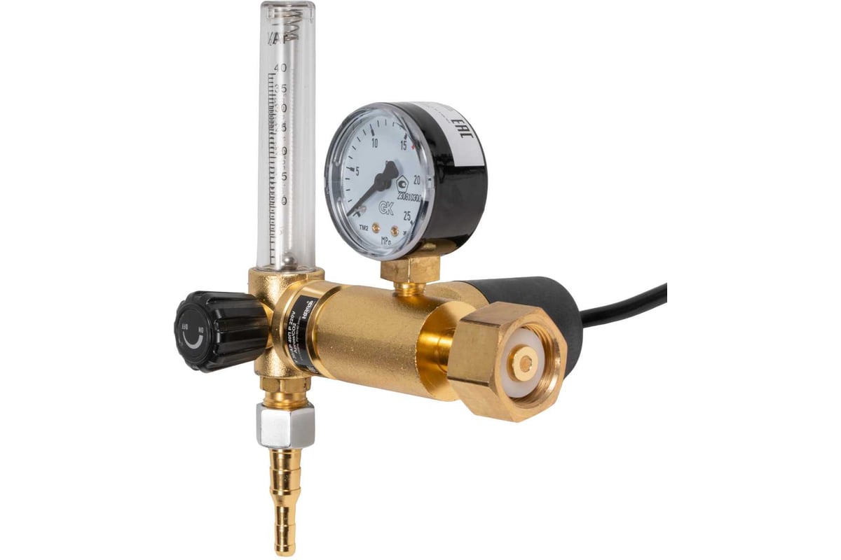 Регулятор расхода газа для углекислоты и аргона У 30/АР, 40П, 220V, с ...