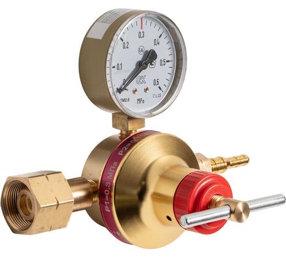 Регулятор пропановый сетевой СПО-6 0.3/0.15 МПа, вх.М27x1.5LH/вых.М16x1.5LH, 6 м3/час KRASS 2722004