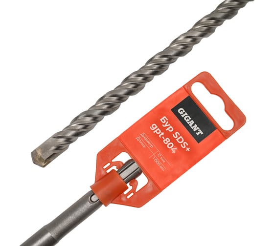 Бур SDS+ 12x1000 мм Gigant gpt-804