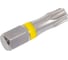 Бита с профилем TORX, шестилучевая звезда TX30, длина 25 мм, хвостовик С6.3 мм, торсионная MTE 26143130 3