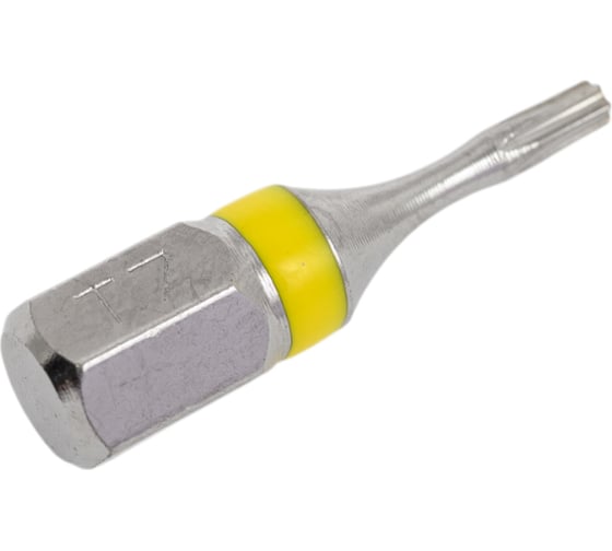 Бита с профилем TORX, шестилучевая звезда TX7, длина 25 мм, хвостовик С6.3 мм, торсионная MTE 26143107