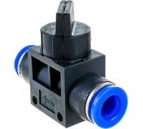 Краник SHVFF08-08 8мм-8мм BlackWeld 6005bw