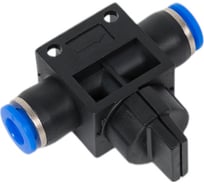 Краник SHVFF06-06 6мм-6мм BlackWeld 6001bw