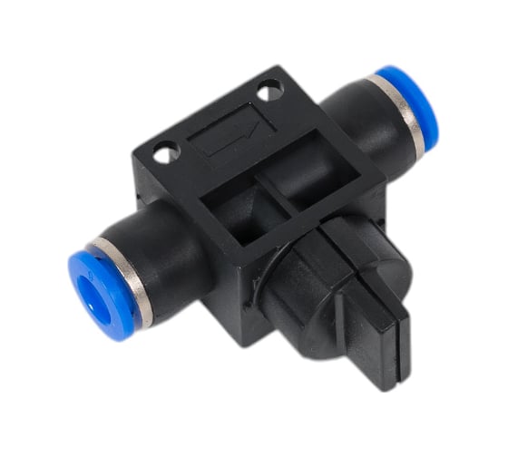 Краник SHVFF06-06 6мм-6мм BlackWeld 6001bw 1