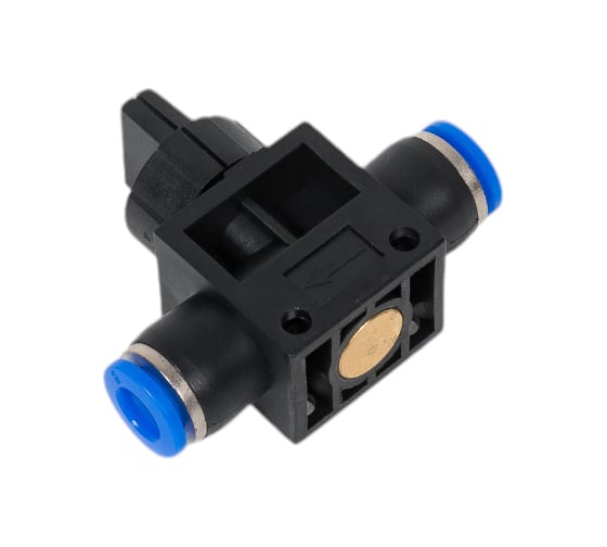 Краник SHVFF06-06 6мм-6мм BlackWeld 6001bw