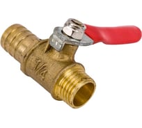 Краник латунный елочка 12 мм резьба наружная 1/4" BlackWeld 4416bw