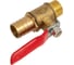Краник латунный елочка 12 мм резьба наружная 1/4" BlackWeld 4416bw 2