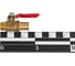 Краник латунный елочка 12 мм резьба наружная 1/4" BlackWeld 4416bw 4