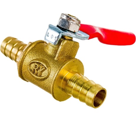 Краник латунный елочка 8x8 мм BlackWeld 4411bw