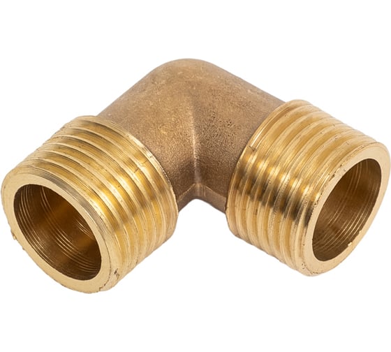 Уголок для компрессора резьба наружная 1/2" латунь BlackWeld 4327bw