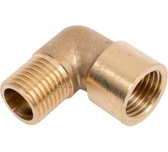 Уголок для компрессора резьба наруж. и внутр. 1/4" латунь MEL06 BlackWeld 4311bw