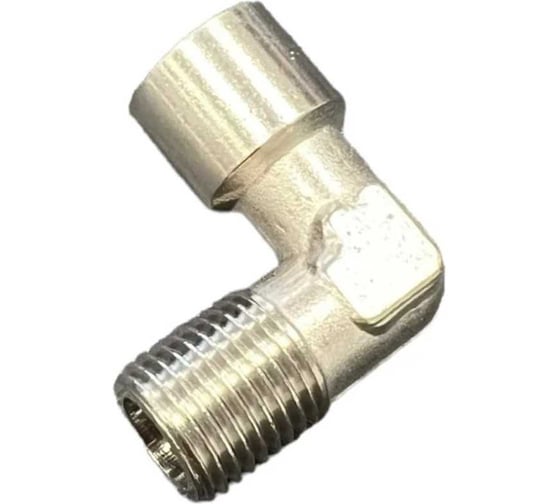 Уголок для компрессора резьба наруж. и внутр. 1/4" латунь MEL06 BlackWeld 4311bw