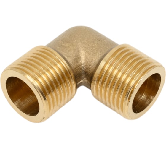Уголок для компрессора резьба наружная 3/8" латунь MML06 BlackWeld 4303bw 1