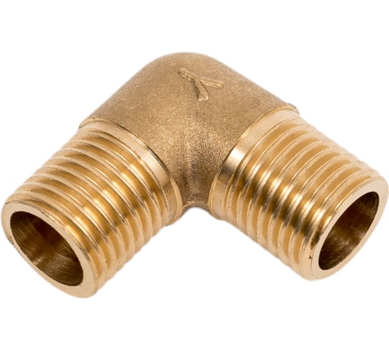 Уголок для компрессора резьба наружная 1/4" латунь MML04 BlackWeld 4309bw
