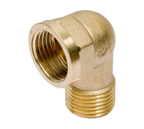 Уголок для компрессора резьба наружная и внутренняя 1/2" FхM BlackWeld 4329bw