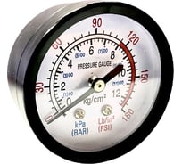 Манометр 1/4" BlackWeld 4802bw