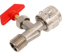 Краник SP022 резьба наружная с гайкой M1/4" х M1/4" BlackWeld 4401bw