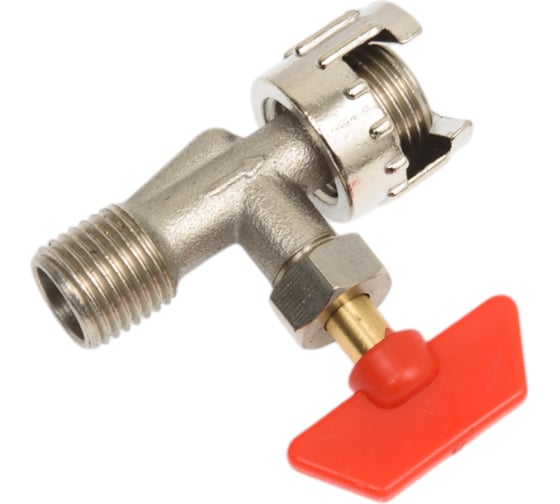 Краник SP022 резьба наружная с гайкой M1/4" х M1/4" BlackWeld 4401bw