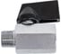Кран шаровой переходник резьба внутренняя и наружная 1/4" FXM BlackWeld 4404bw 3