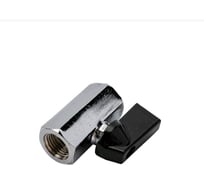 Кран шаровой переходник резьба внутренняя 1/4" FXF BlackWeld 4403bw