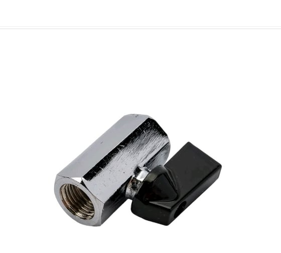Кран шаровой переходник резьба внутренняя 1/4" FXF BlackWeld 4403bw 1