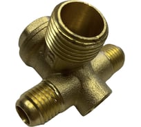 Обратный клапан для бесшумных компрессоров 1.4 кВт наруж 1/4",1/4 и 3/8" BlackWeld 4322bw