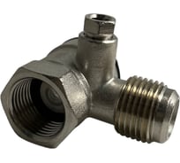 Обратный клапан для компрессора резьба внутренняя и наружная F1/2"XM1/2" BlackWeld 4331bw