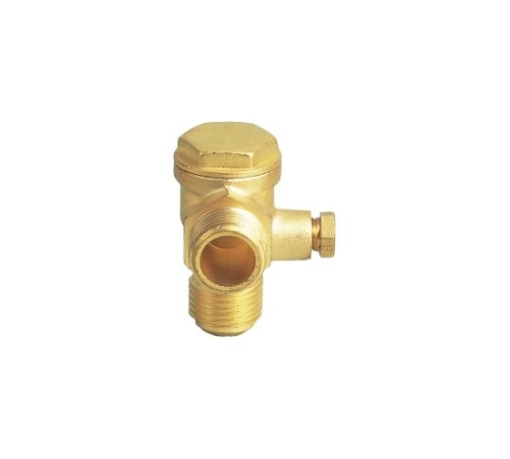Обратный клапан для компрессора резьба наружная M1/2"XM3/8 BlackWeld 4301bw