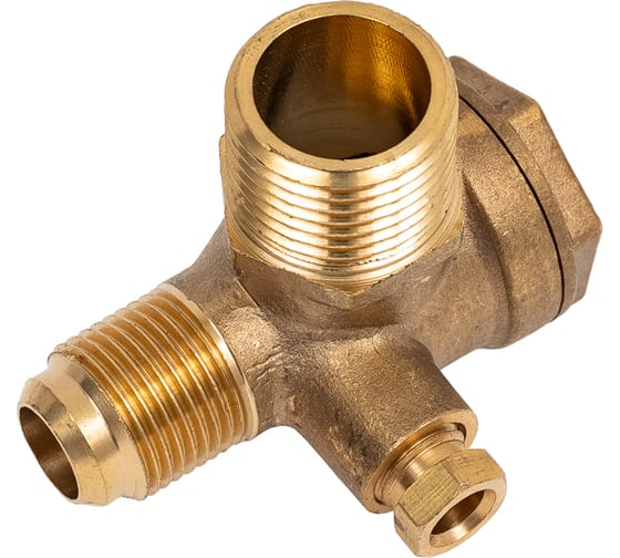Обратный клапан для компрессора резьба наружная M1/2"XM3/8 BlackWeld 4301bw