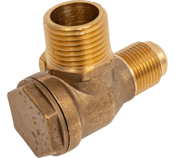Обратный клапан для компрессора резьба наружная M1/2"XM3/8 BlackWeld 4301bw