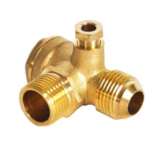 Обратный клапан для компрессора резьба наружная М1/2"XM1/2" BlackWeld 4306bw