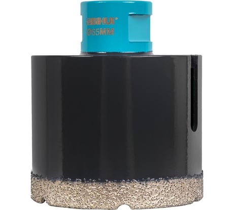 Коронка алмазная по керамограниту BIHUI, 65мм (вакуумная пайка), арт. DBDF65