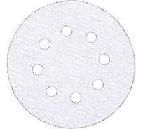 Шлифлист самосцепляющийся для краски 125 мм, Р240, 8 отверстий, 5 шт WSD21240E519