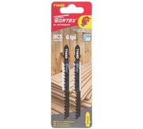 Пилка для лобзика по дереву T144D 2 шт WORTEX WJT144DA211