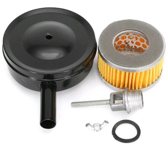 Фильтр воздушный для компрессора большой AF07 3/4" металл BlackWeld 6705bw