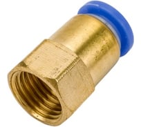 Фитинг металлический 8 мм - внутренняя резьба 1/4" BlackWeld 5204bw