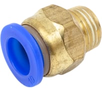 Фитинг металлический 10 мм - наружная резьба 1/4" BlackWeld 5205bw