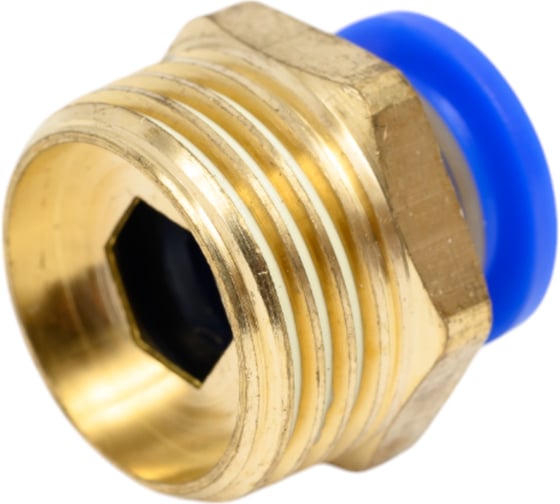 Фитинг металлический 10 мм - наружная резьба 1/2" BlackWeld 5207bw 1