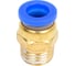 Фитинг металлический 8 мм - наружная резьба 1/4" BlackWeld 5202bw 3