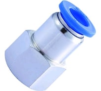 Фитинг металлический 8 мм - внутренняя резьба 1/8" BlackWeld 5216bw