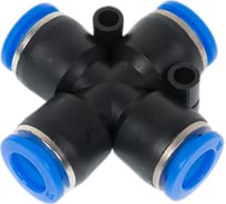 Фитинг крест 10 мм BlackWeld 5804bw