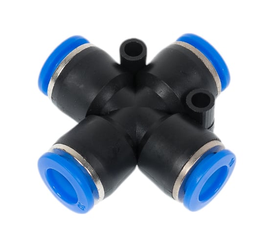 Фитинг крест 10 мм BlackWeld 5804bw