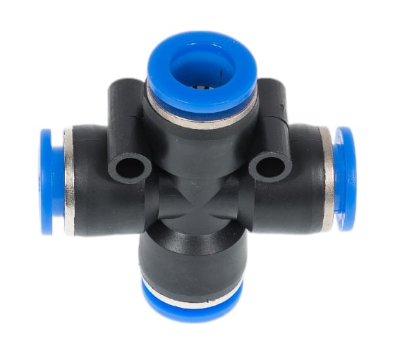 Фитинг крест 10 мм BlackWeld 5804bw