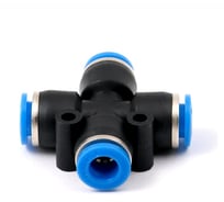 Фитинг крест 12 мм BlackWeld 5805bw